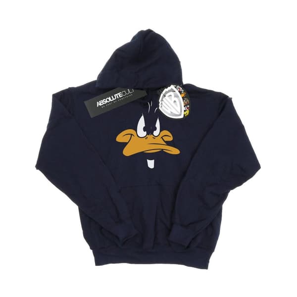 Looney Tunes Womens/Ladies Daffy Duck Big Face Hoodie