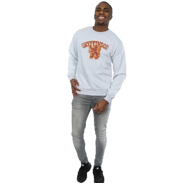 Harry Potter Mens Gryffindor Sport Emblem Sweatshirt