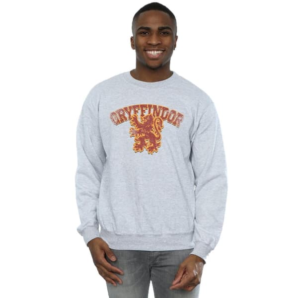 Harry Potter Mens Gryffindor Sport Emblem Sweatshirt
