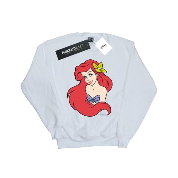 Disney Womens/Ladies The Little Mermaid Close Up Sweatshirt