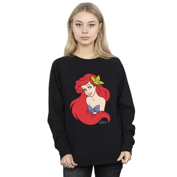 Disney Womens/Ladies The Little Mermaid Close Up Sweatshirt
