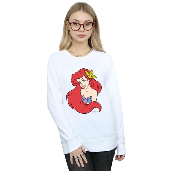 Disney Womens/Ladies The Little Mermaid Close Up Sweatshirt