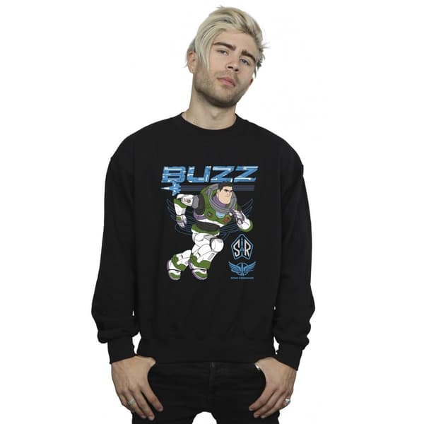 Disney Mens Lightyear Buzz Run To Action Sweatshirt