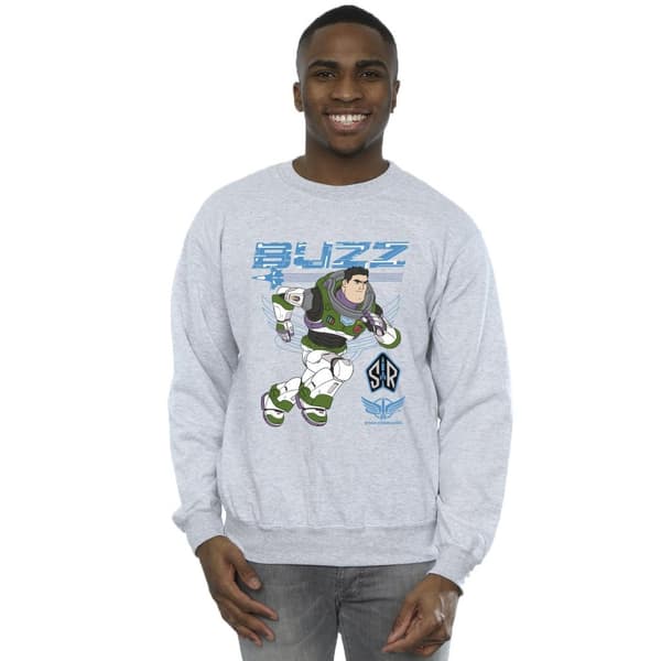 Disney Mens Lightyear Buzz Run To Action Sweatshirt