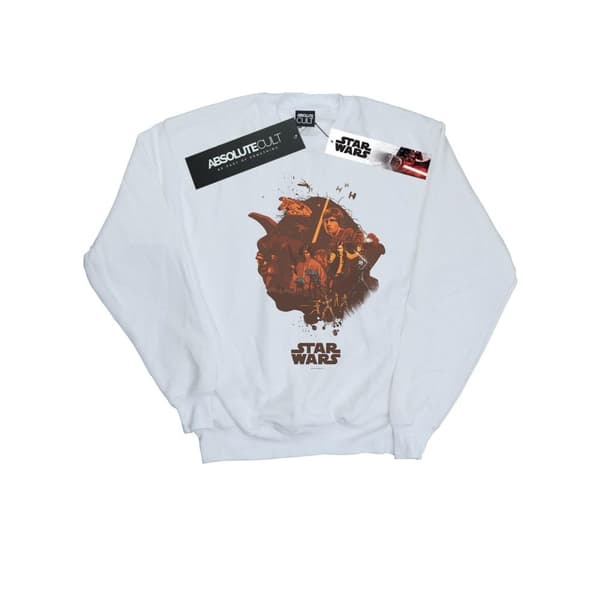 Star Wars Girls Yoda Montage Sweatshirt