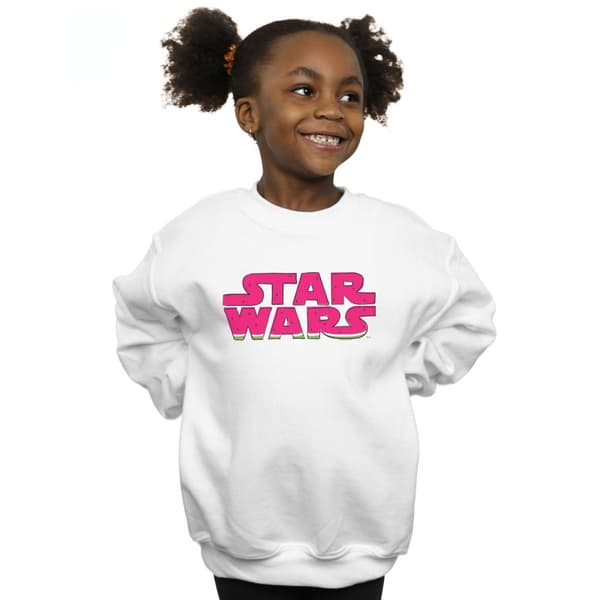 Star Wars Girls Watermelon Logo Sweatshirt