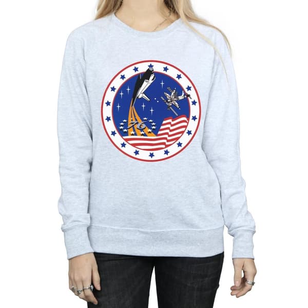 NASA Womens/Ladies Classic Rocket 76 Sweatshirt