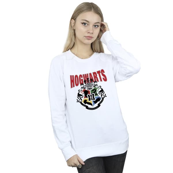 Harry Potter Sweatshirt med Hogwarts-emblem för kvinnor/damer