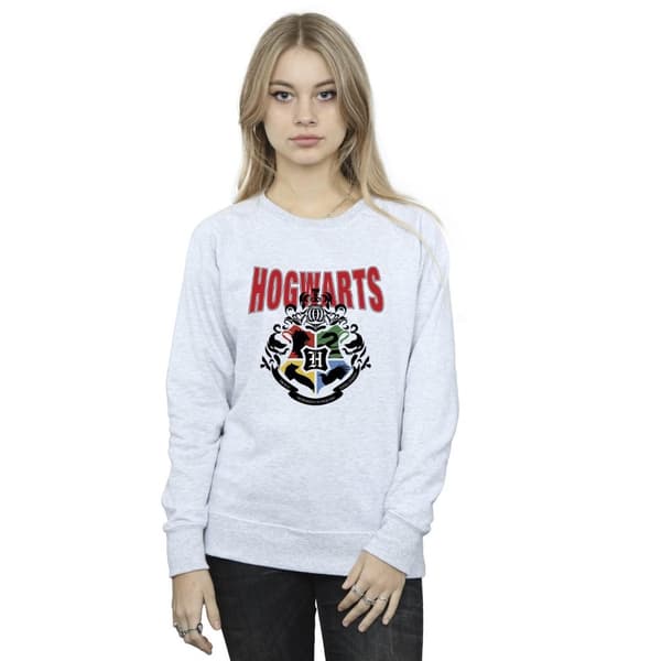 Harry Potter Sweatshirt med Hogwarts-emblem för kvinnor/damer