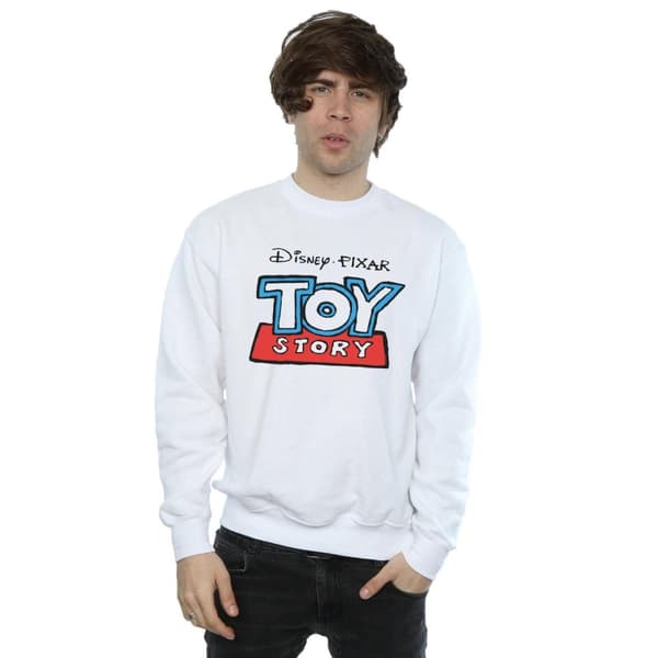 Disney Mens Toy Story Cartoon Logo Sweatshirt
