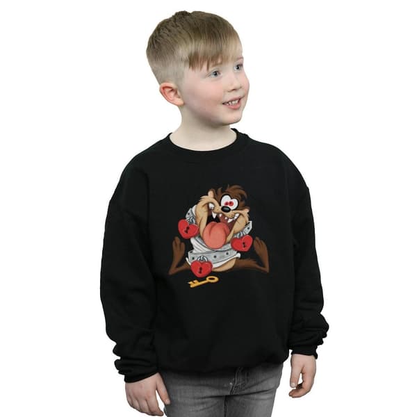 Looney Tunes Pojkar Taz Alla hjärtans dag Madly In Love Sweatshirt