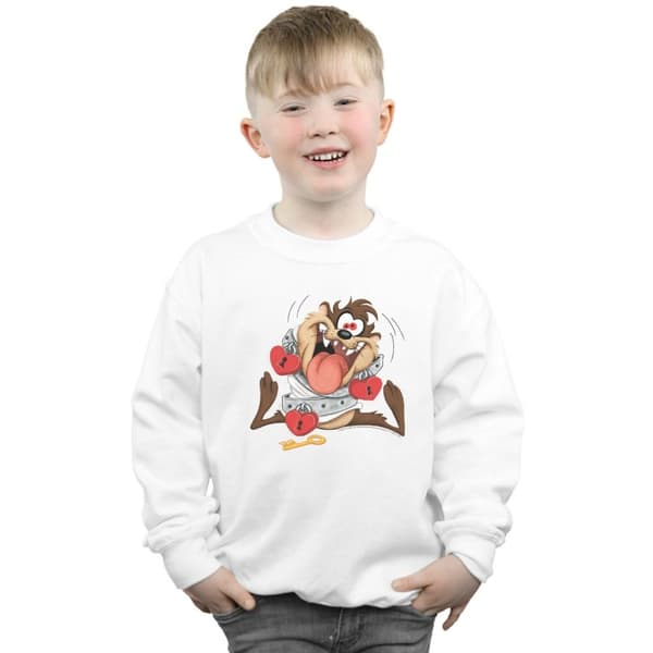 Looney Tunes Pojkar Taz Alla hjärtans dag Madly In Love Sweatshirt