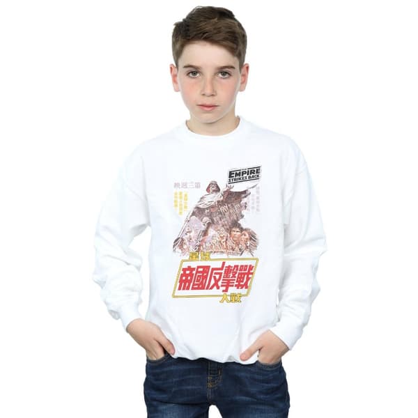 Star Wars Pojkar The Empire Strikes Back Airbrush Kanji Poster Sweatshirt