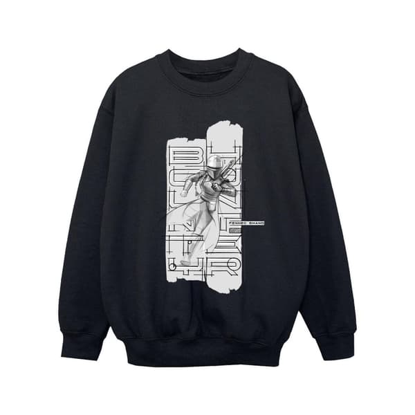 Star Wars Girls The Book Of Boba Fett Fennec Illustration Sweatshirt
