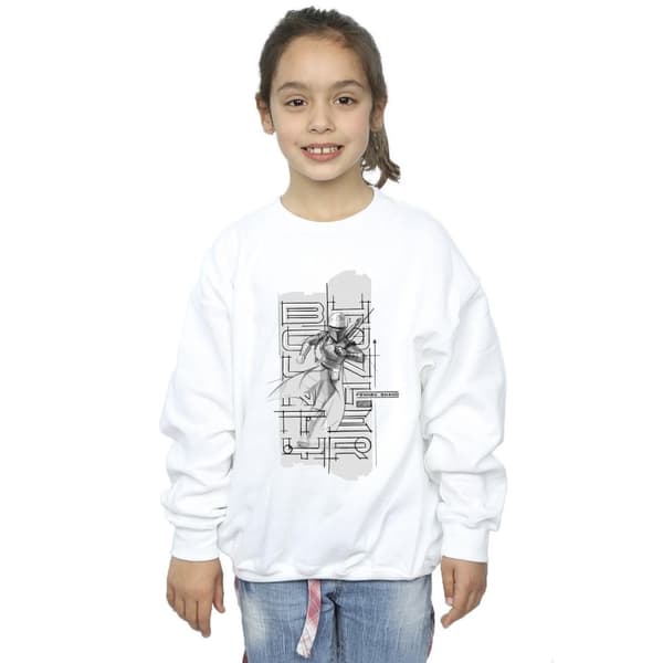 Star Wars Girls The Book Of Boba Fett Fennec Illustration Sweatshirt