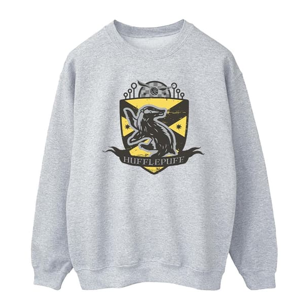 Harry Potter Mens Hufflepuff Chest Badge Sweatshirt
