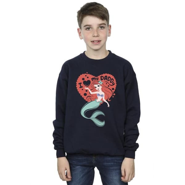 Disney Boys The Little Mermaid Love Daddy Sweatshirt