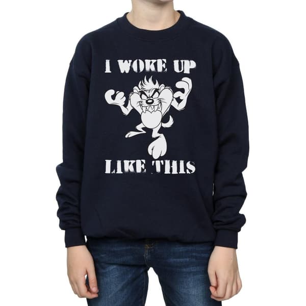 Looney Tunes Boys Taz I Woke Up Like This Sweatshirt