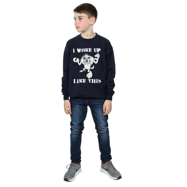 Looney Tunes Boys Taz I Woke Up Like This Sweatshirt