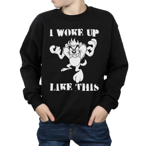 Looney Tunes Boys Taz I Woke Up Like This Sweatshirt
