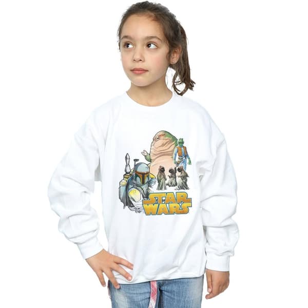 Star Wars Girls Vintage Montage Sweatshirt