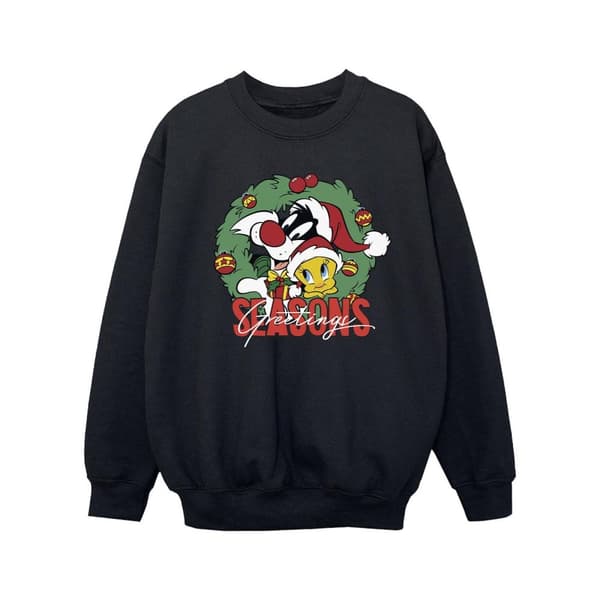Looney Tunes Girls Seasons Greetings Sweatshirt