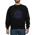 Miniatyrbillede 3 af 5: Harry Potter Mens Neon Deathly Hallows Sweatshirt