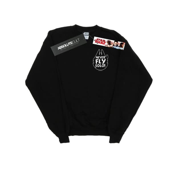Star Wars Sweatshirt Never Fly Solo för flickor