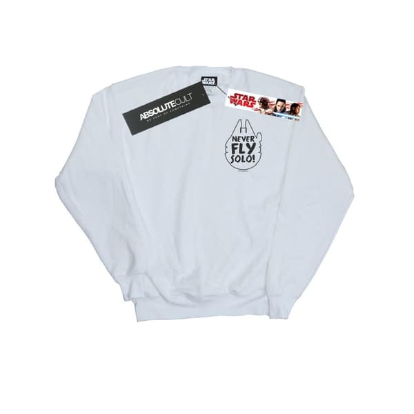 Star Wars Sweatshirt Never Fly Solo för flickor