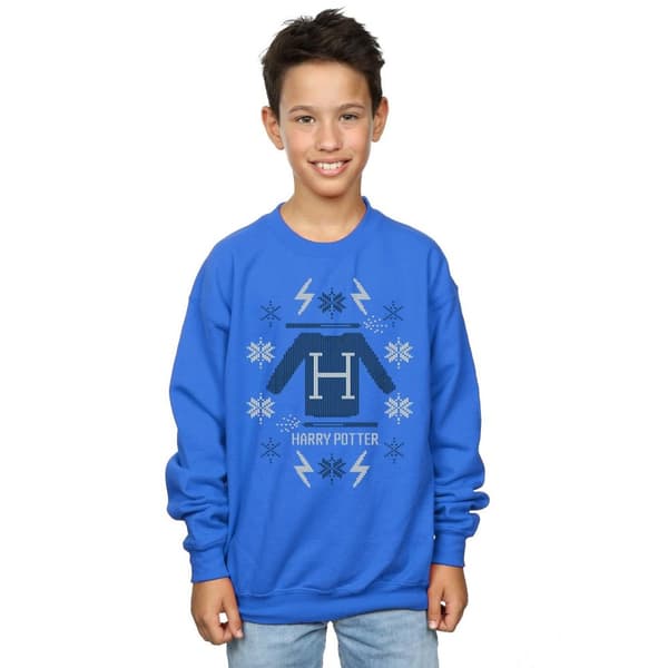 Harry Potter Boys Christmas Knit Sweatshirt