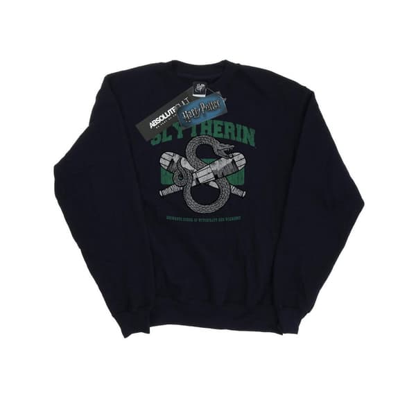 Harry Potter Womens/Ladies Slytherin Quidditch Emblem Sweatshirt