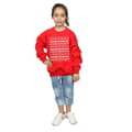 Miniatyrbillede 4 af 5: Disney Girls Mickey And Minnie Christmas Fair Isle Sweatshirt