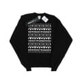 Miniatyrbillede 1 af 5: Disney Girls Mickey And Minnie Christmas Fair Isle Sweatshirt