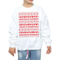 Miniatyrbillede 3 af 5: Disney Girls Mickey And Minnie Christmas Fair Isle Sweatshirt