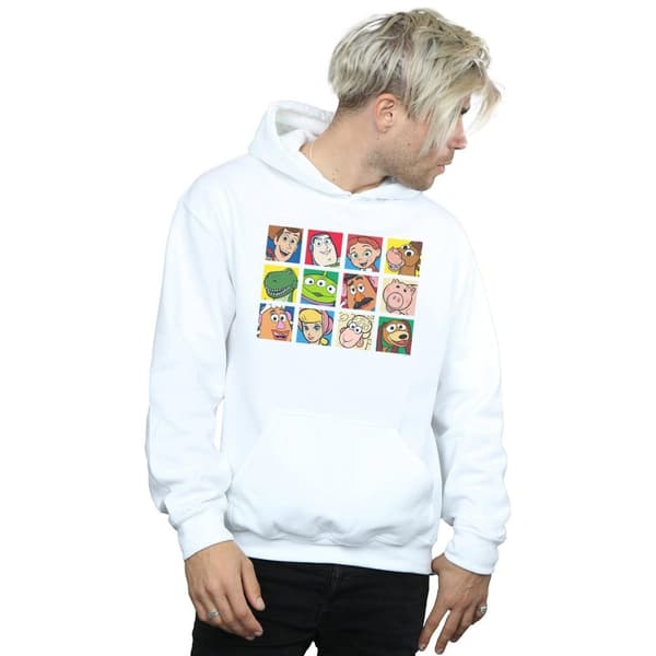 Disney Toy Story Character Squares-hoodie för män