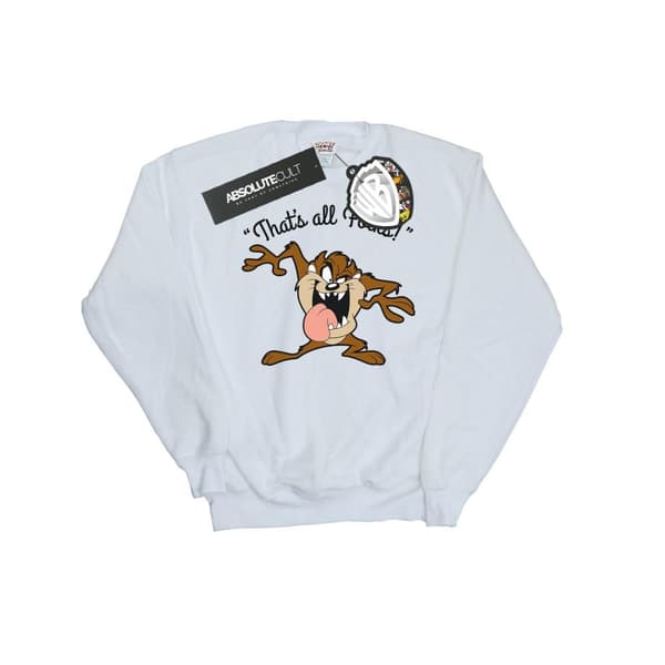 Looney Tunes Girls Taz That´s All Folks Sweatshirt