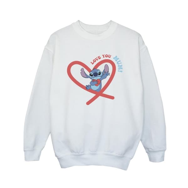 Disney Lilo & Stitch Love You Mum-tröja för pojkar