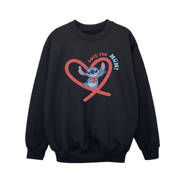Disney Lilo & Stitch Love You Mum-tröja för pojkar