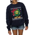 Miniatyrbillede 3 af 5: Looney Tunes Girls Tweety Pie Christmas Fair Isle Sweatshirt