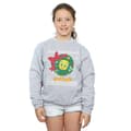 Miniatyrbillede 2 af 5: Looney Tunes Girls Tweety Pie Christmas Fair Isle Sweatshirt
