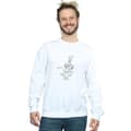 Miniatyrbilde 2 av 3: Looney Tunes Mens Bugs Bunny White Belly Sweatshirt