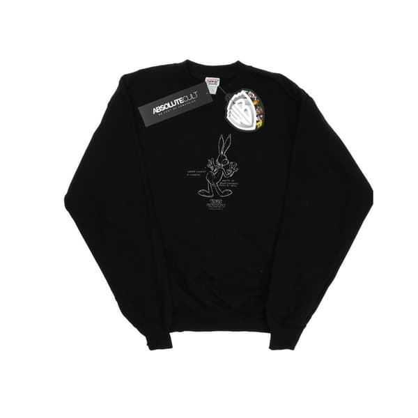 Looney Tunes Mens Bugs Bunny White Belly Sweatshirt