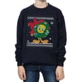Miniatyrbillede 3 af 5: Looney Tunes Boys Tweety Pie Christmas Fair Isle Sweatshirt