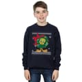 Miniatyrbillede 2 af 5: Looney Tunes Boys Tweety Pie Christmas Fair Isle Sweatshirt