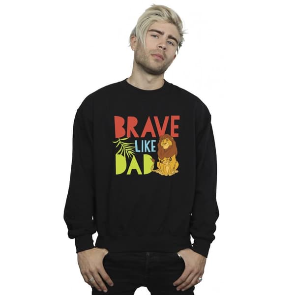 Disney Mens The Lion King Brave Like Dad Sweatshirt