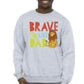 Miniatyrbilde 3 av 4: Disney Mens The Lion King Brave Like Dad Sweatshirt
