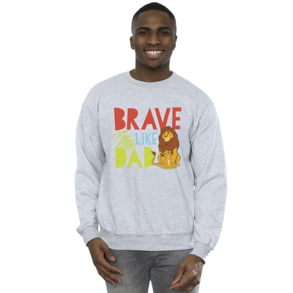 Disney Mens The Lion King Brave Like Dad Sweatshirt