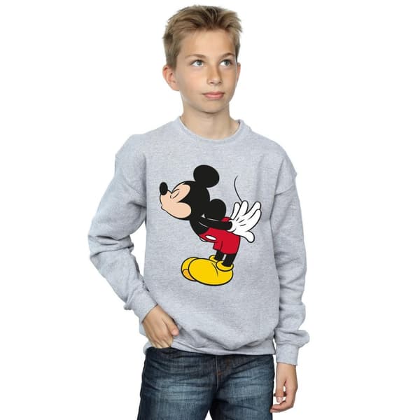 Disney Boys Mickey Mouse Split Kiss Sweatshirt