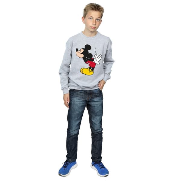 Disney Boys Mickey Mouse Split Kiss Sweatshirt