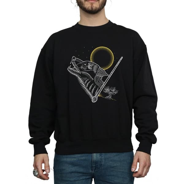 Harry Potter Mens Werewolf Line Art Sweatshirt